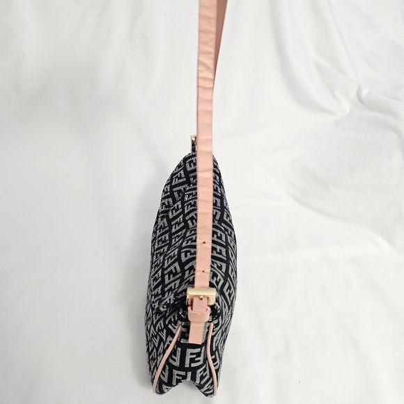Fendi Vintage Zucca Baguette Bag Y2K Monogram Purse - Picture 15 of 16